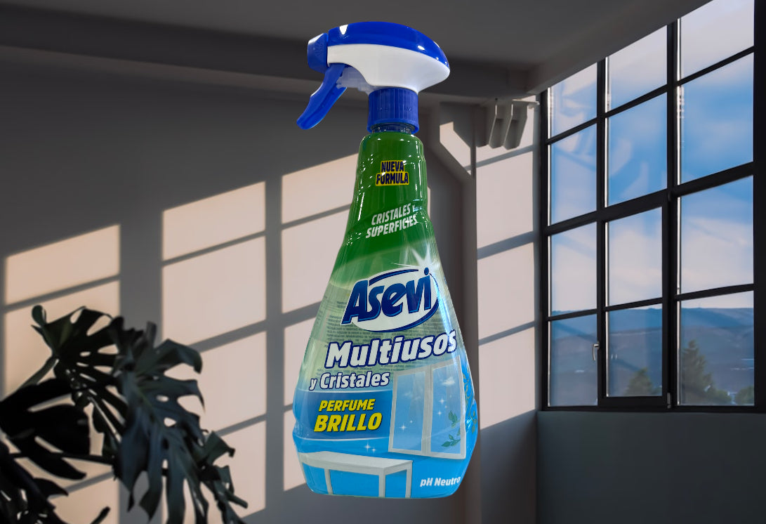 Asevi Multiuse Glass & Mirror Cleaner Spray 730ml