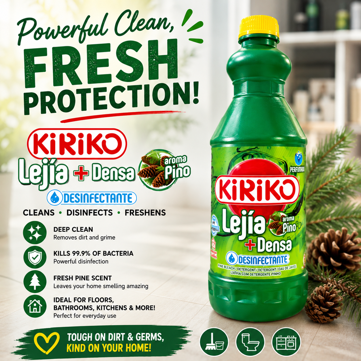 Kiriko Pine Scented Bleach