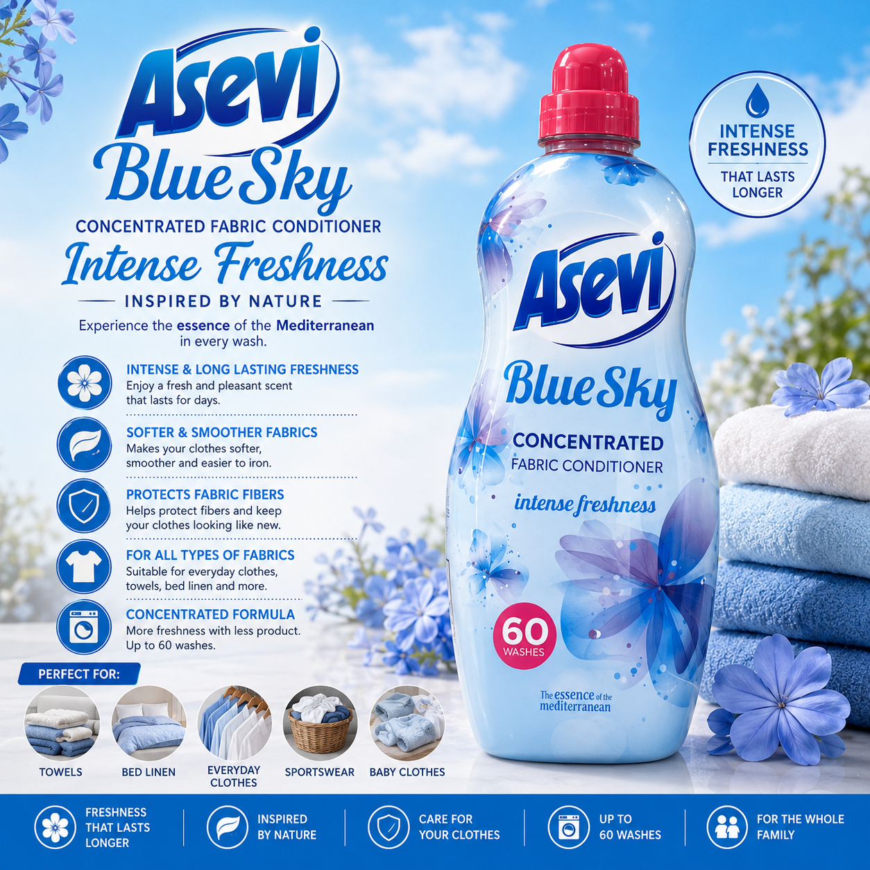 Asevi Blue Sky Fabric Softener