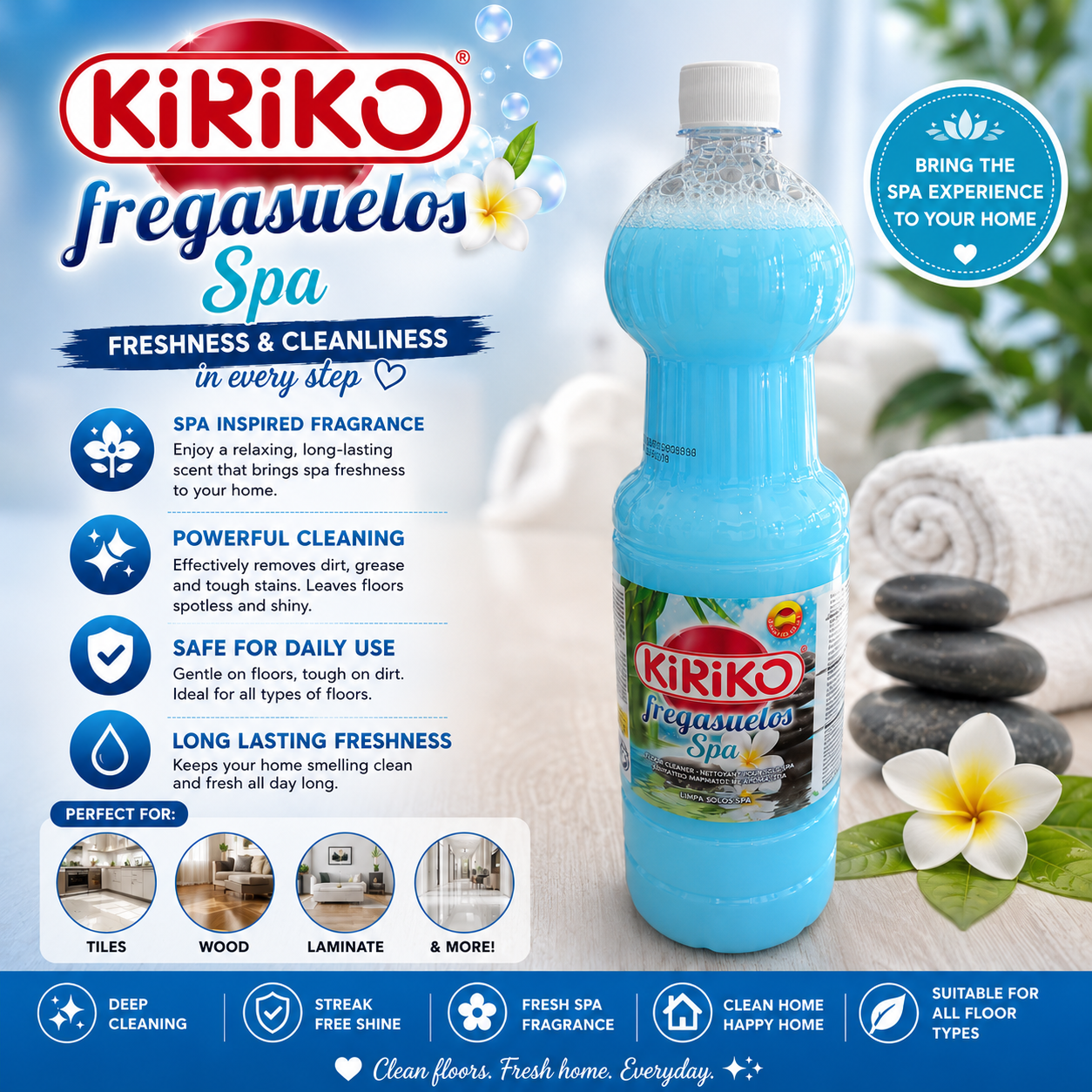 Kiriko Spa Floor Cleaner
