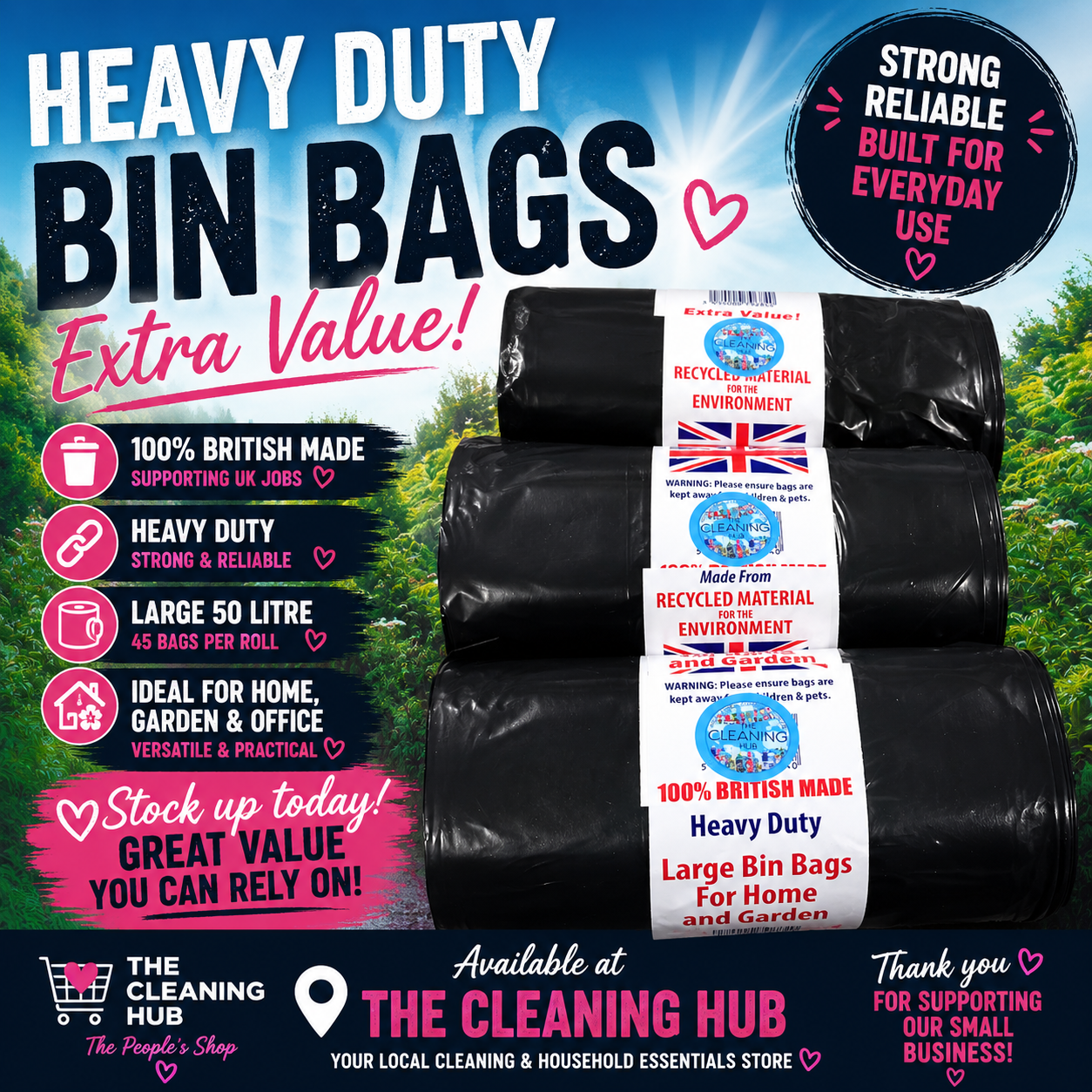 Large Bin Bags