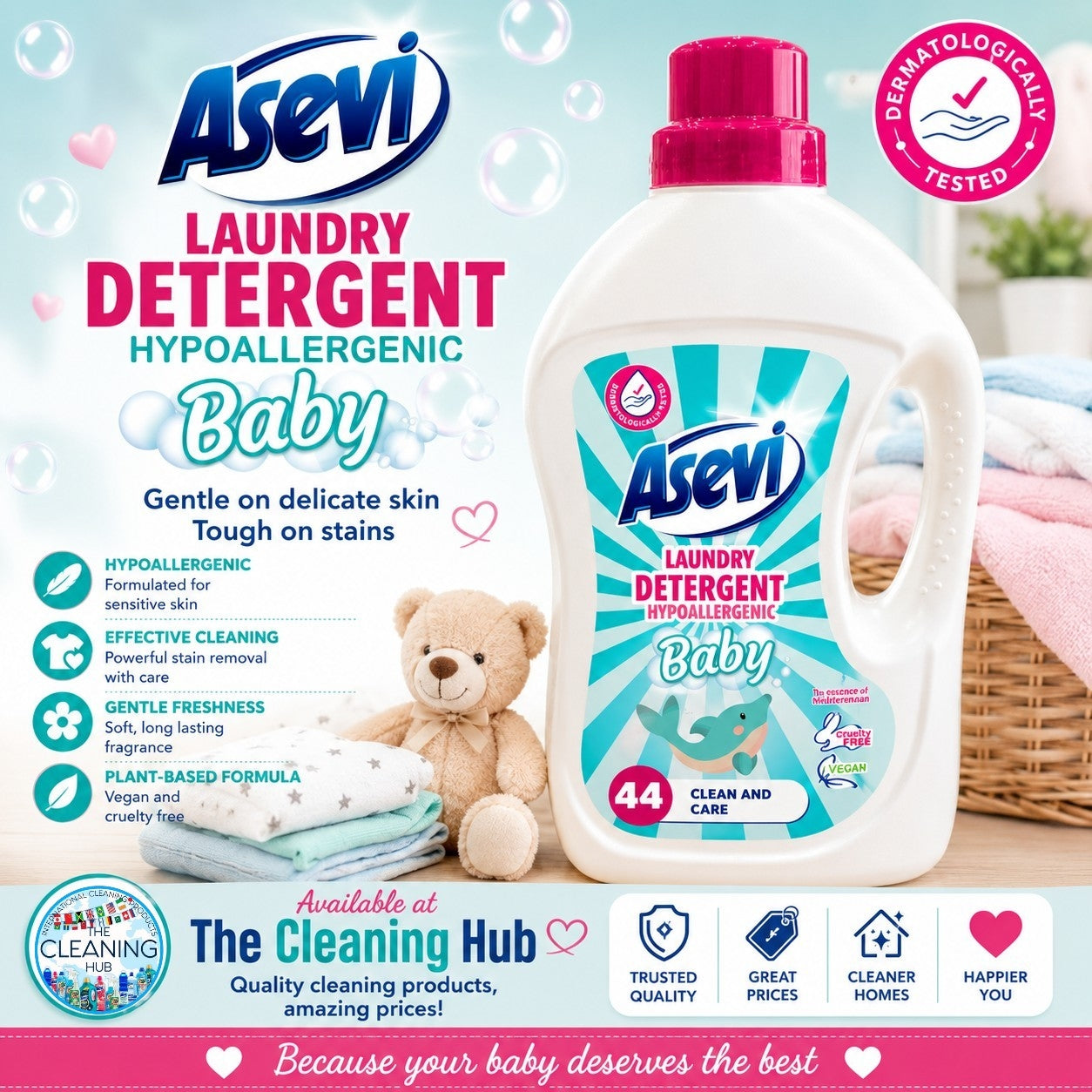 Asevi Baby Hypoallergenic Detergent