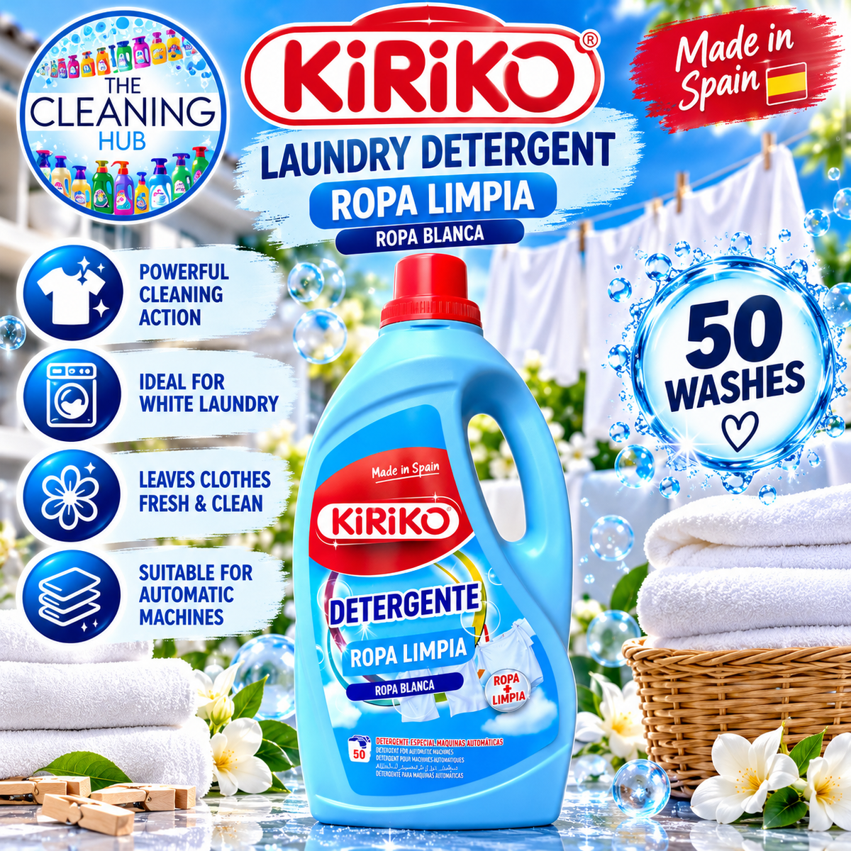 Ropa limpia Kiriko washing detergent