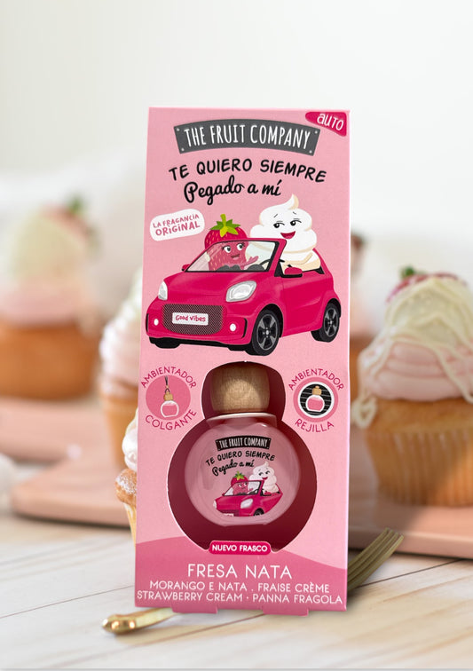 The fruit company car air freshener Strawberries & Cream