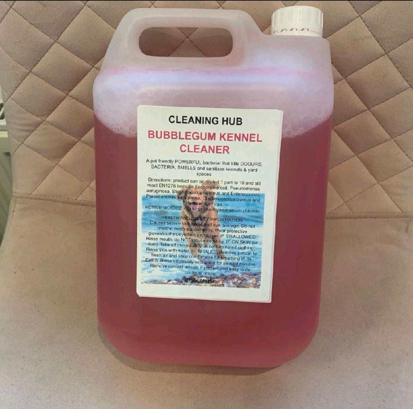 Bubblegum kennel cleaner