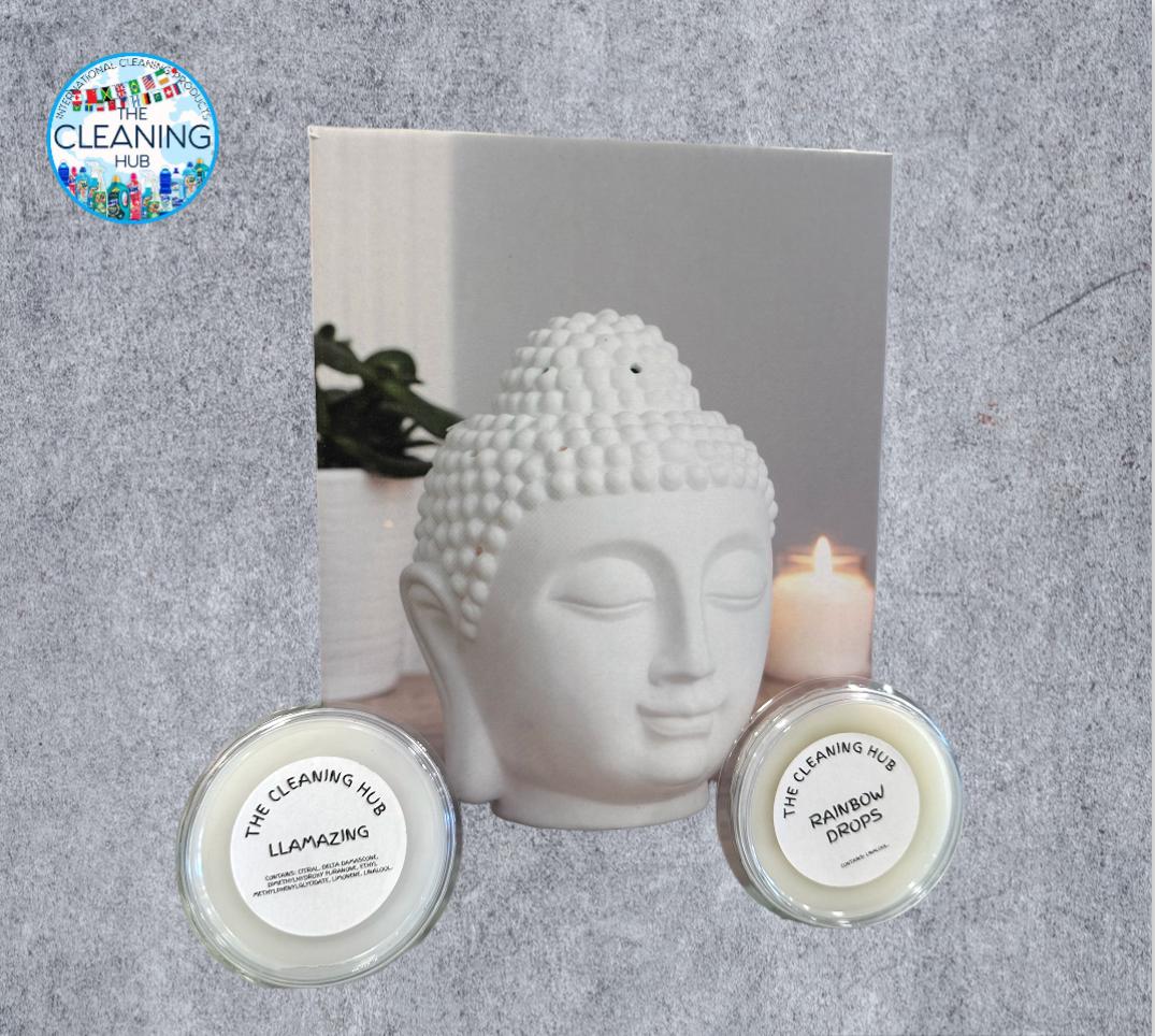 Large Thai Buddha Head Wax Melt Oil Burner Home Fragrance