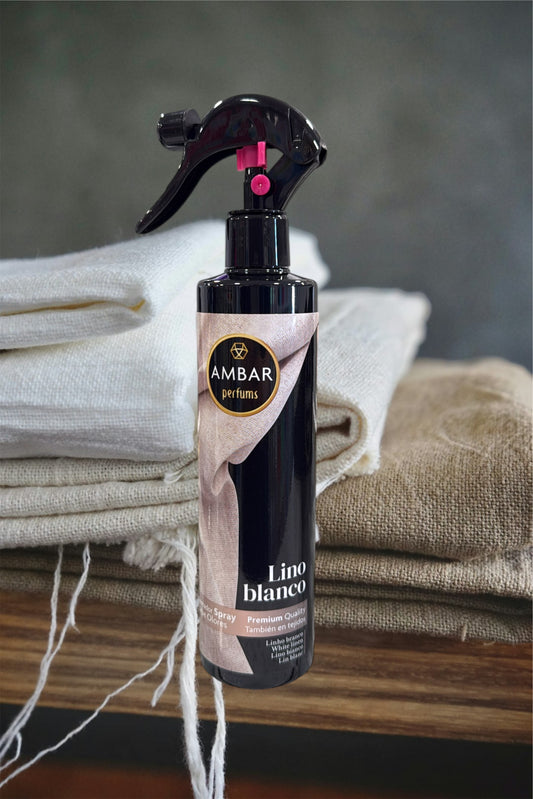 Ambar white linen room spray