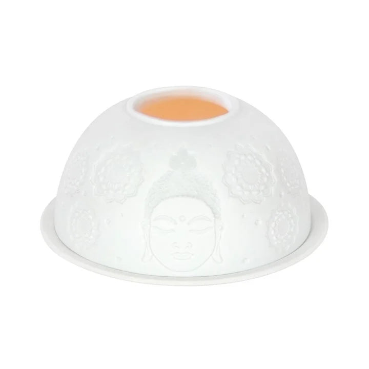 BUDDHA FACE DOME TEALIGHT HOLDER