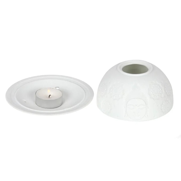 BUDDHA FACE DOME TEALIGHT HOLDER