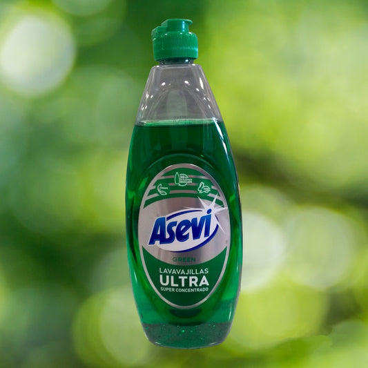 Asevi Super Concentrated Washing-Up Liquid 650ml - Ultra Green