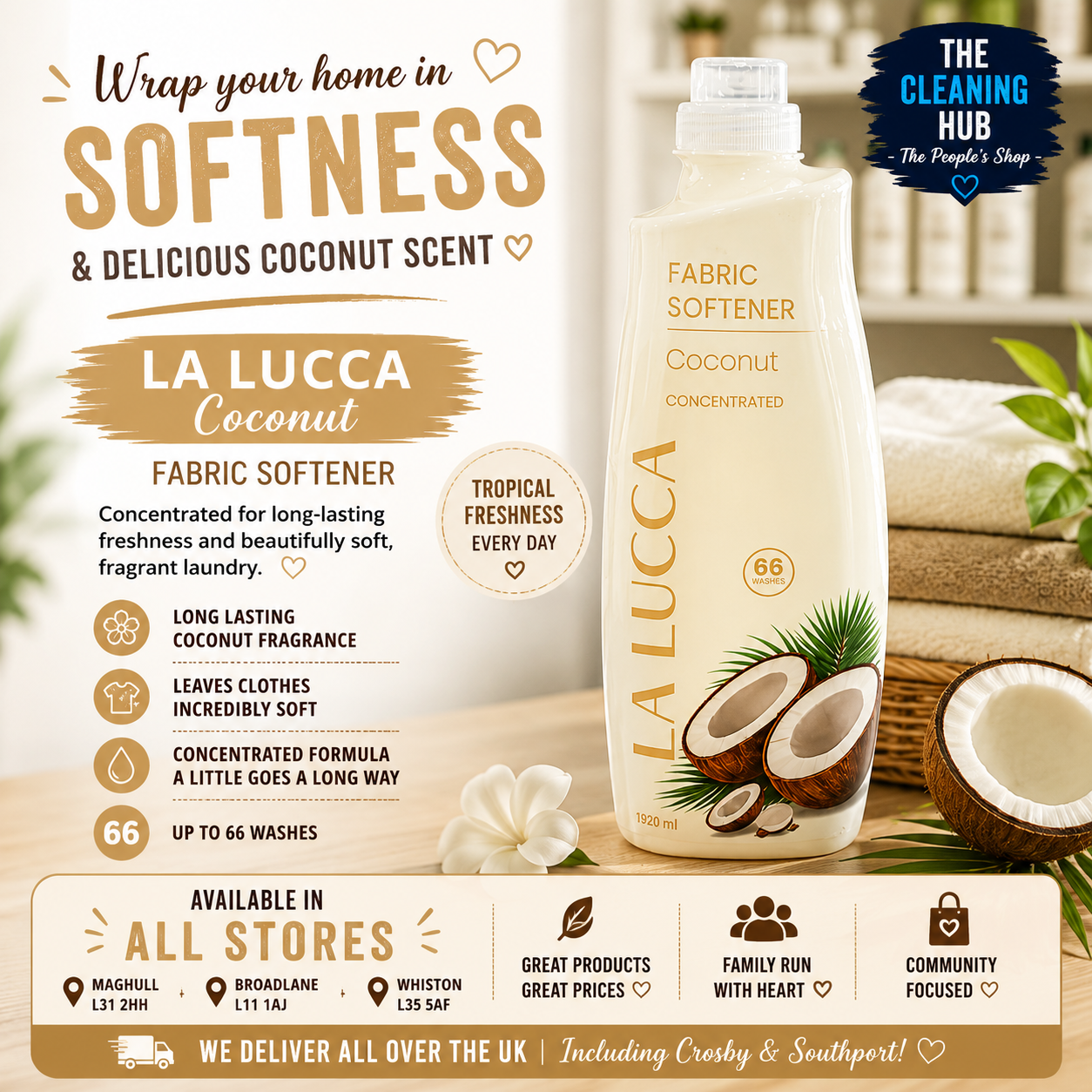 Coconut Fabric Softener