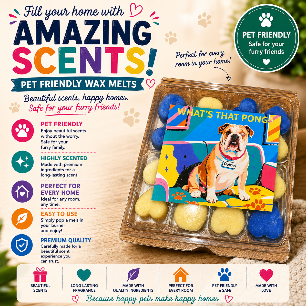 Pet Odour Eliminator - Wax Melt Box