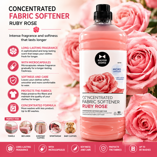 Mayordomo Rosa Rubi Fabric Softener 2L

MAYORDOMO