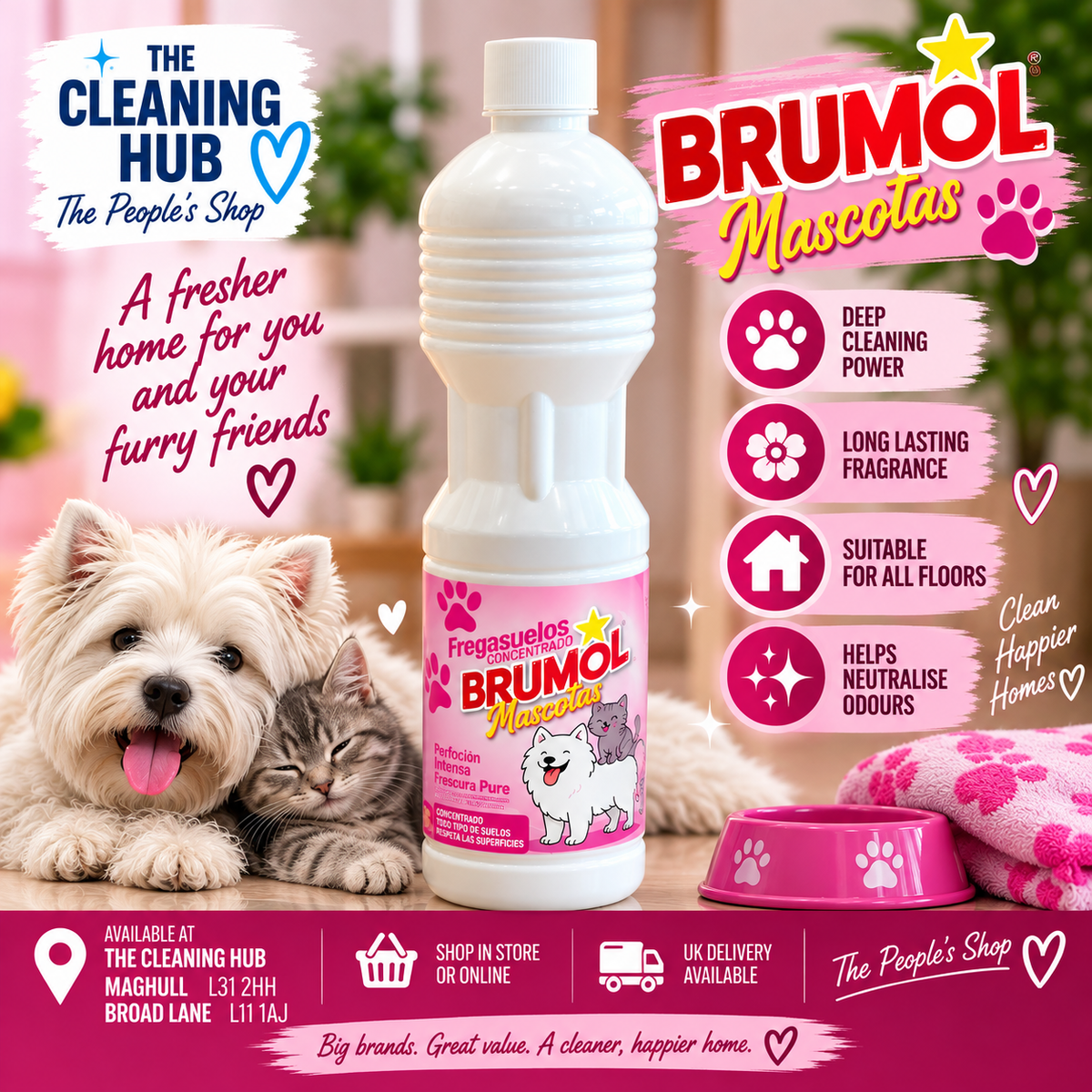 Brumol Pet Friendly Floor Cleaner