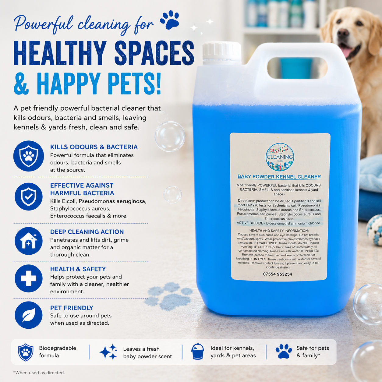 Baby Powder Kennel Cleaner 5L