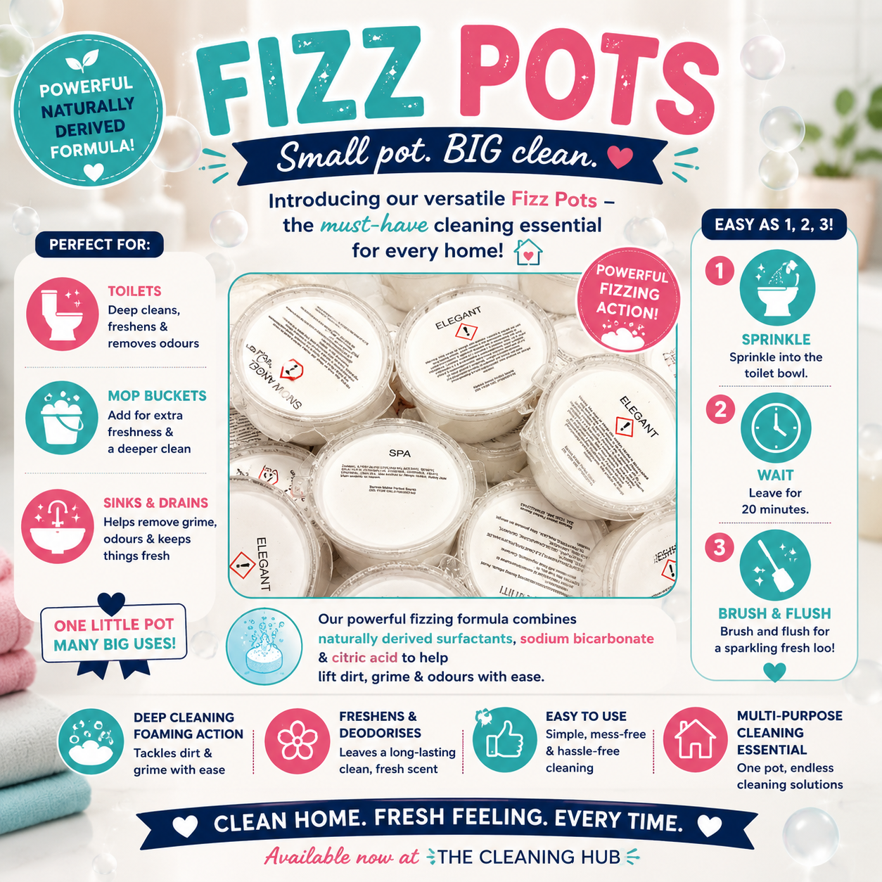 6 for £3 Fizz Pots