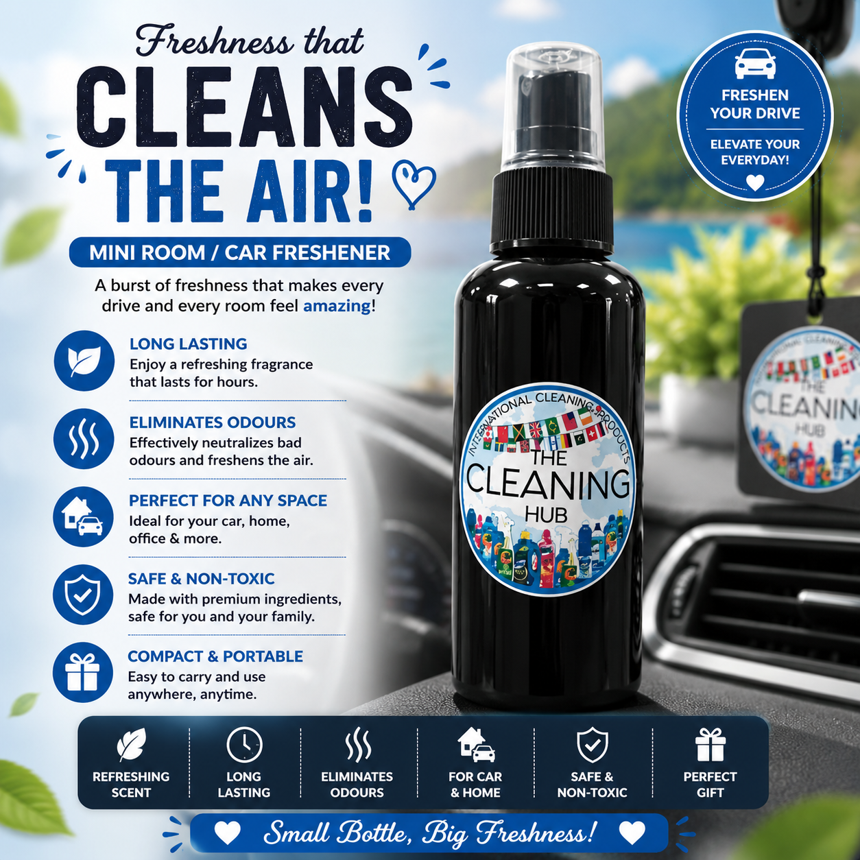 Mini Room / Car Freshener Spray