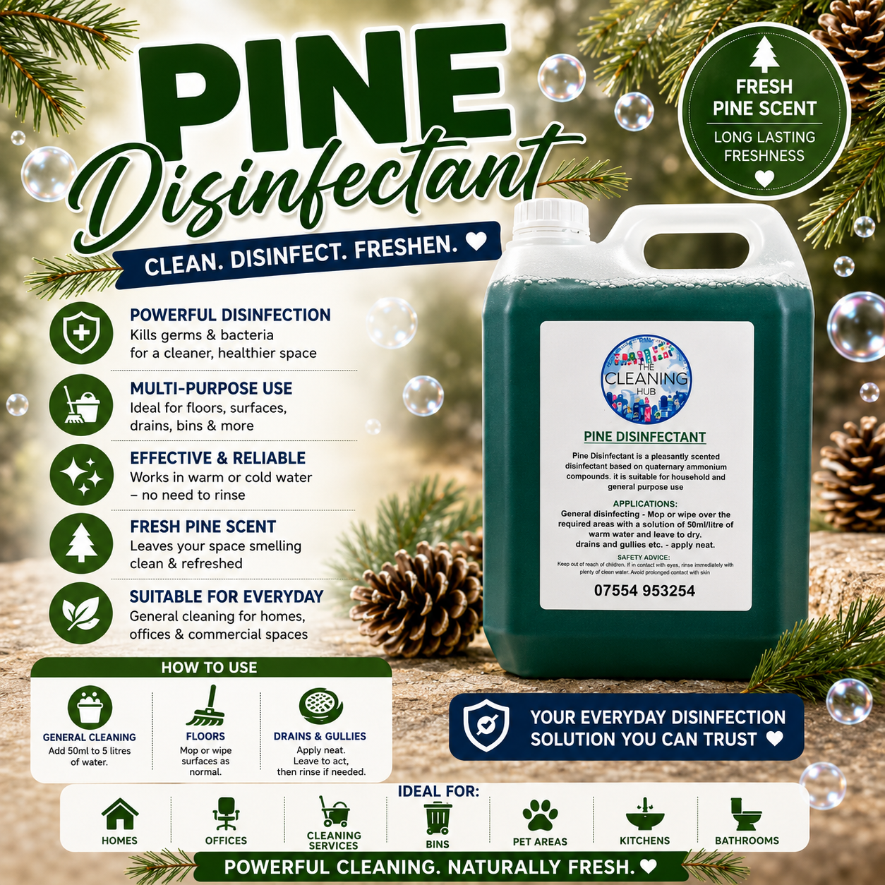 Pine Disinfectant 5L