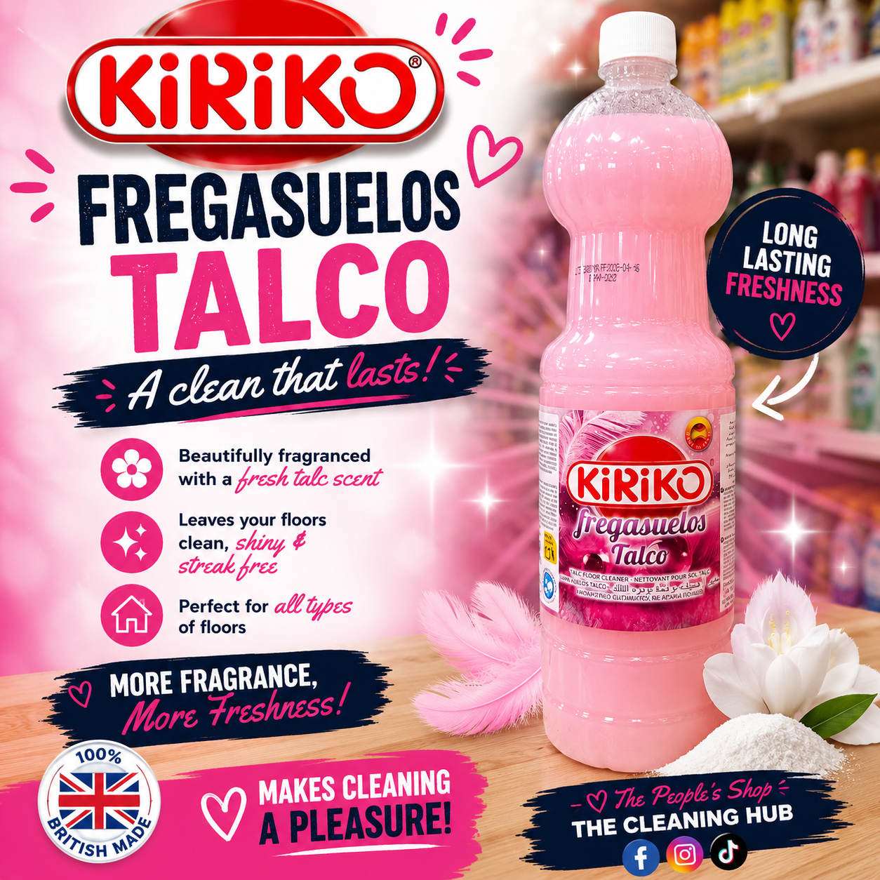 Kiriko Talco Floor Cleaner