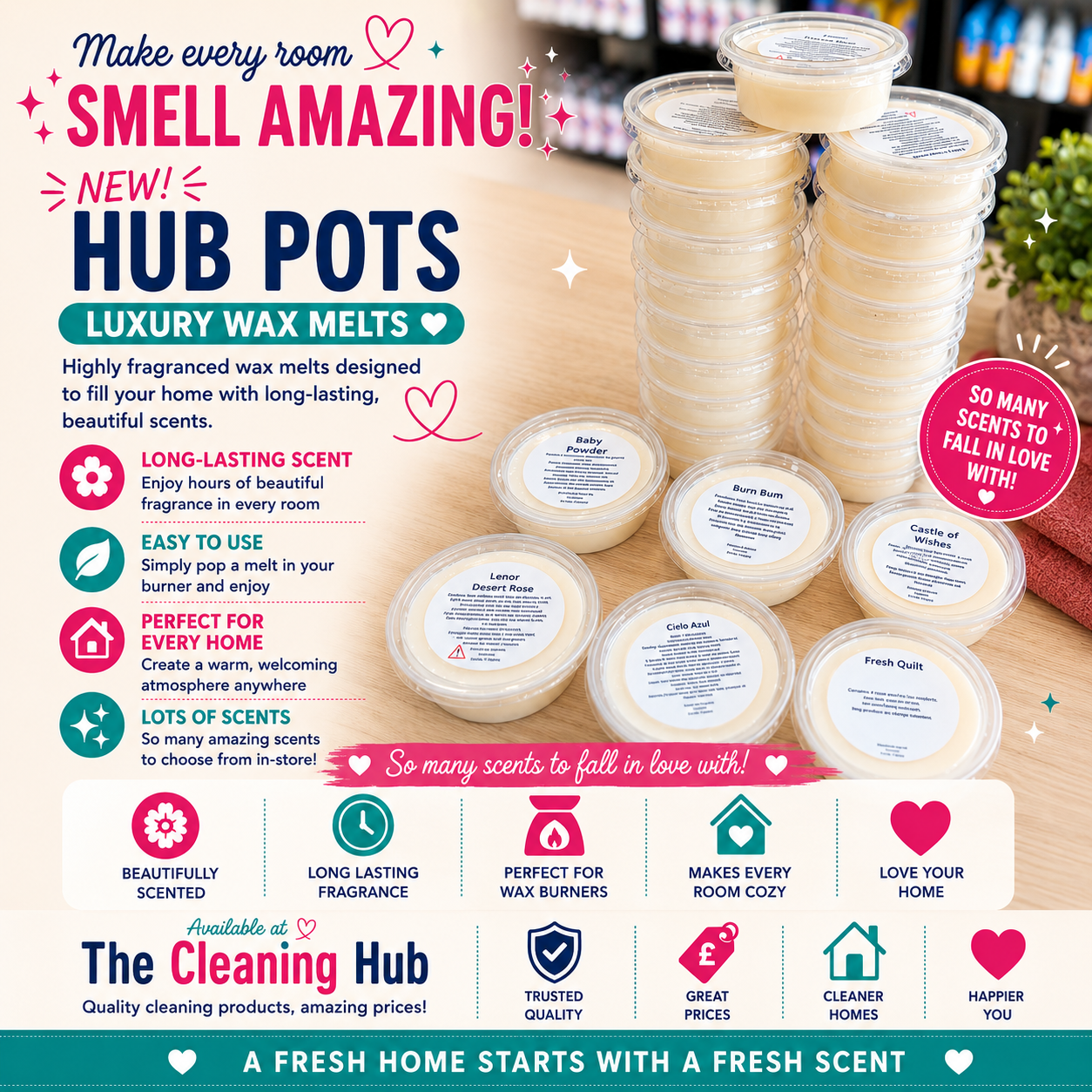 Wax Melts - Hub Pots