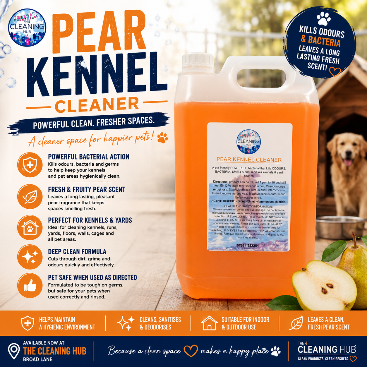 Pear Drop  Kennel Cleaner