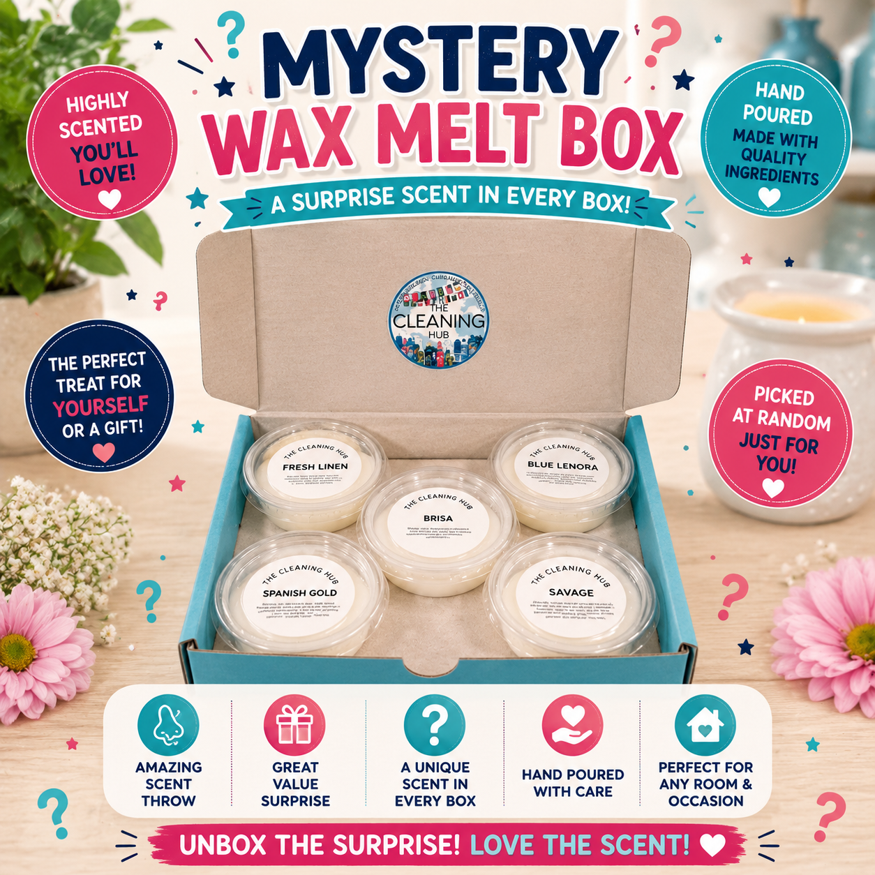 Mystery Wax Melt Fragrance Box
