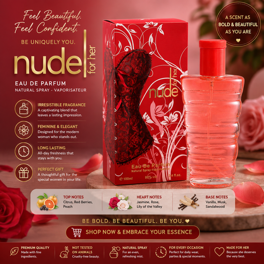 Nude For Her Red (Ladies 100ml EDP)
