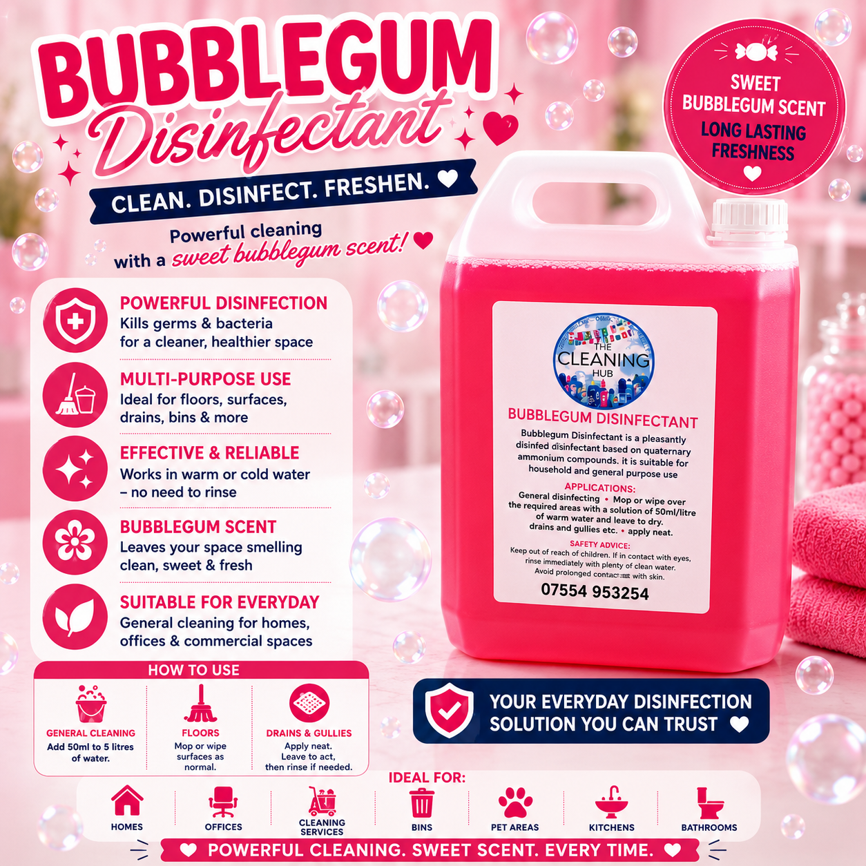 Bubblegum Disinfectant