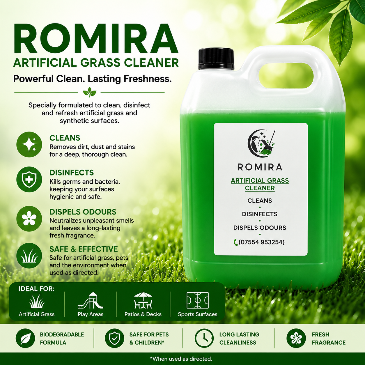 Artificial Grass Cleaner 5L