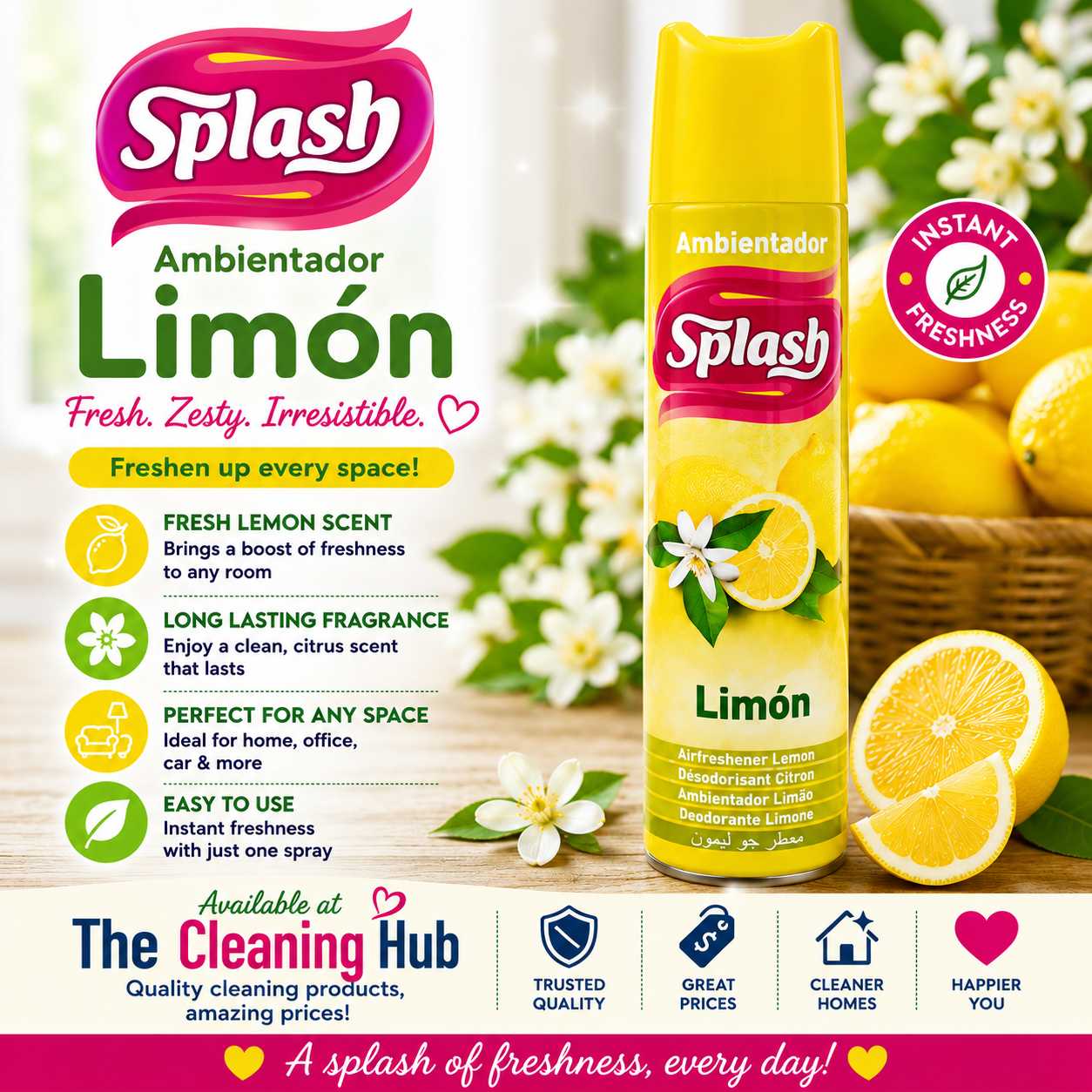 Splash Lemon Air Freshener