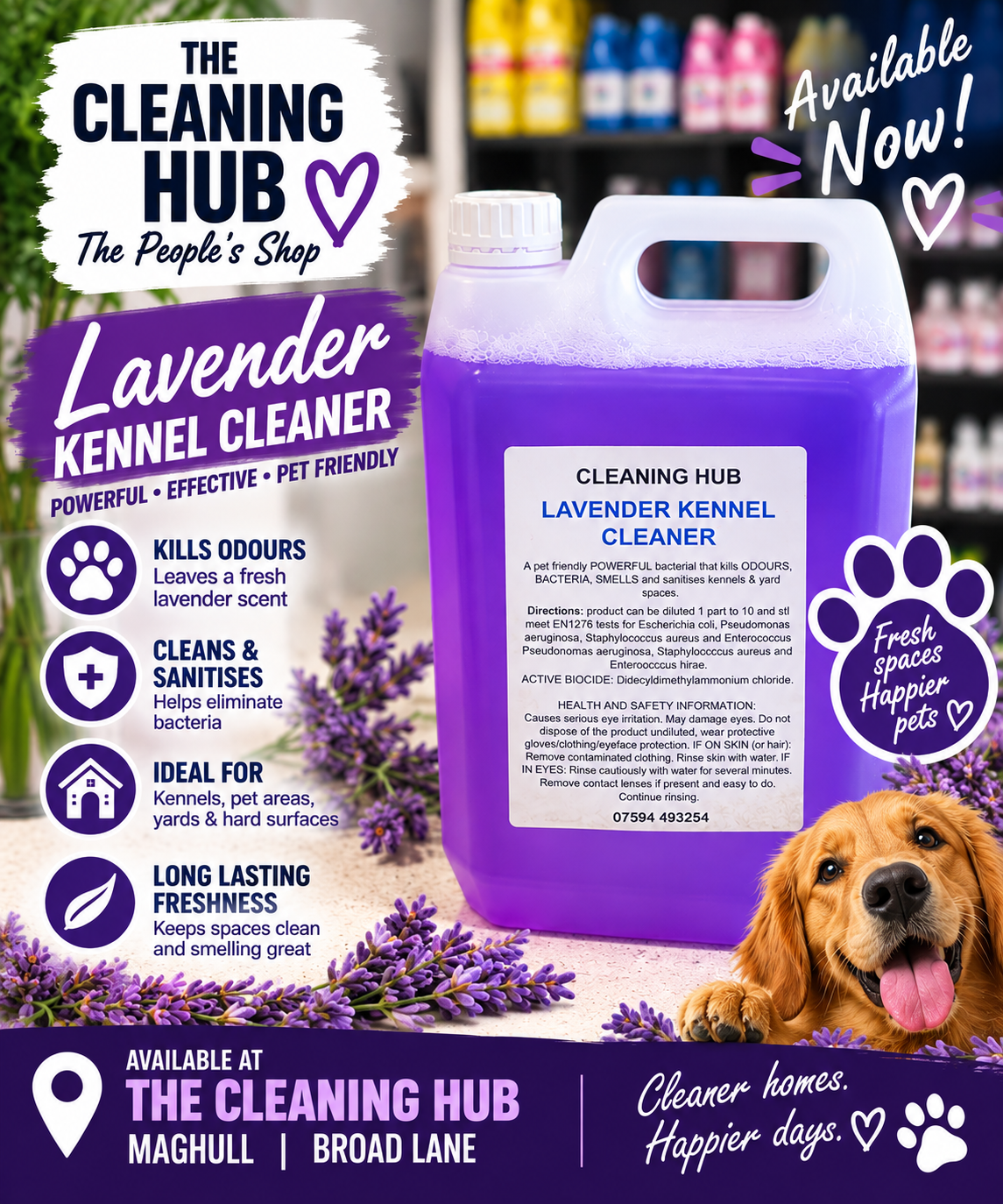 Lavender Kennel Cleaner 🐾