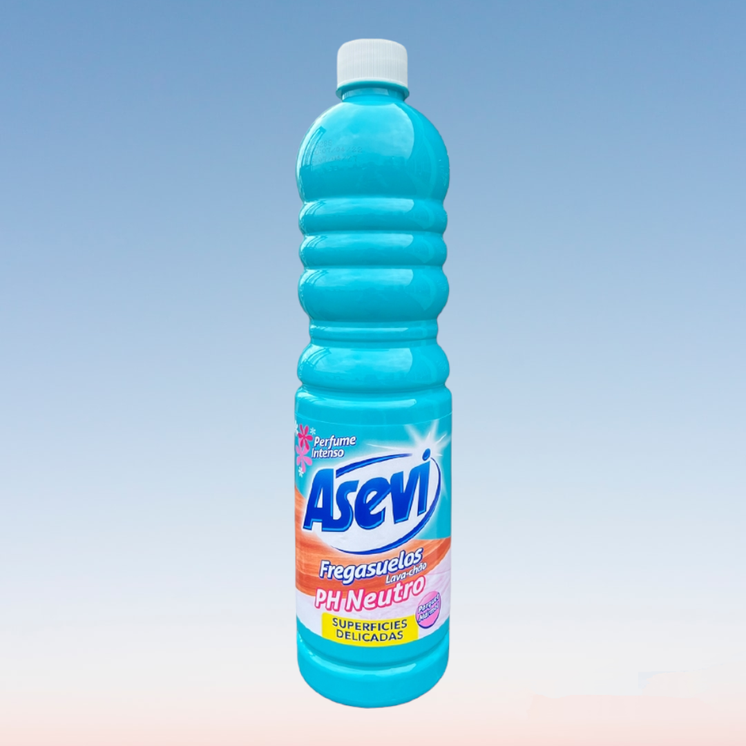 Asevi Floor Cleaner Concentrated - 1L - Light Blue PH Neutral