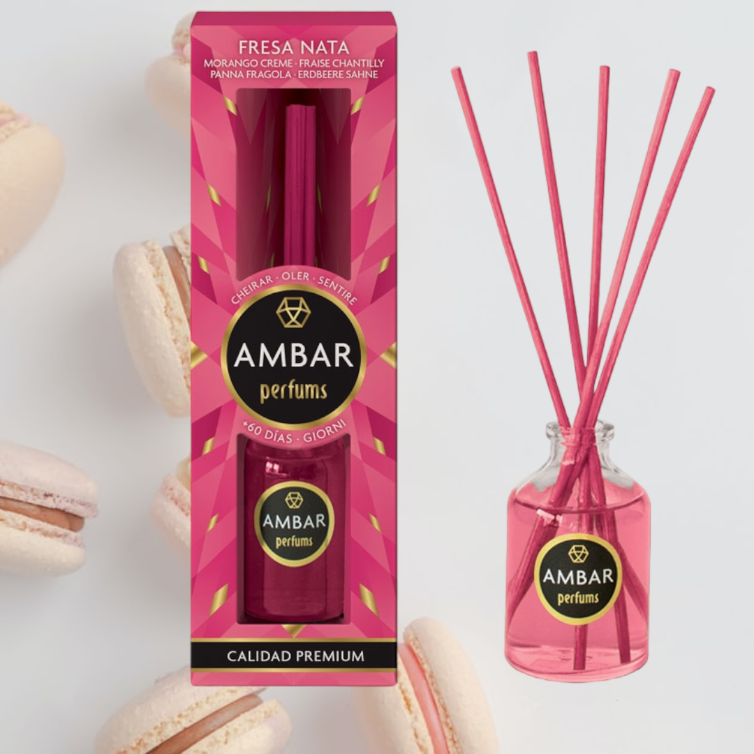 Ambar Fresa Nata Defuser ( Strawberry & Cream )